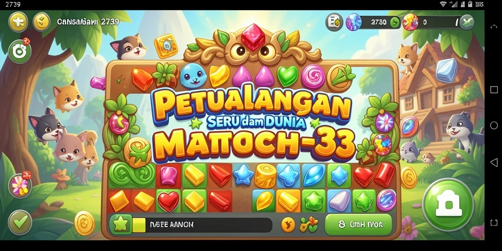 Screenshot gameplay <strong>2739</strong> yang menampilkan aksi seru mencocokkan item.
