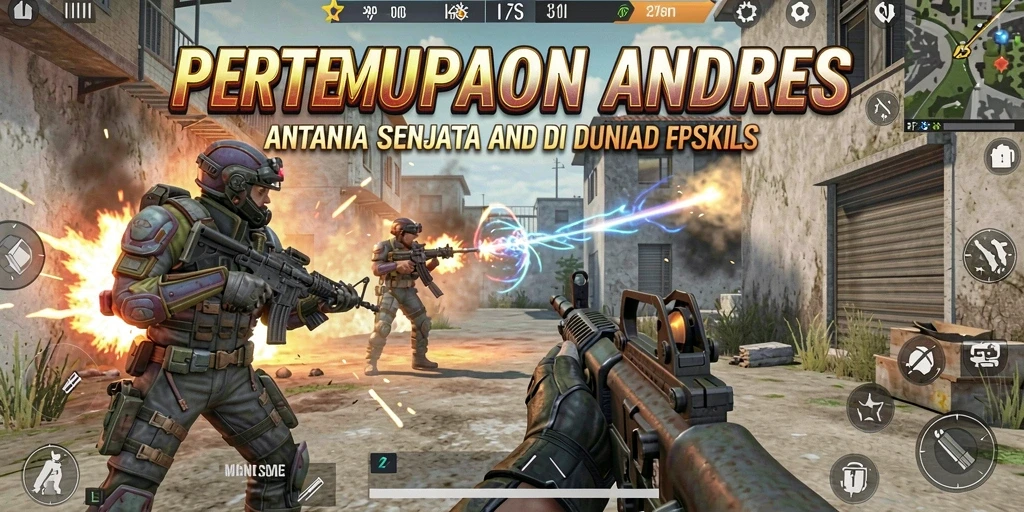 Gameplay seru di 2757 dengan aksi tembak-menembak.
