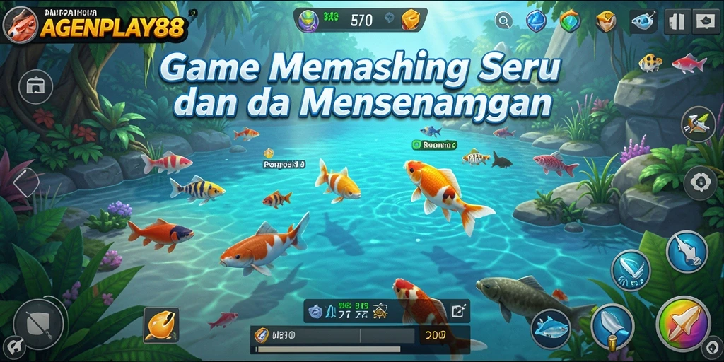 Gameplay seru AGENPLAY88 saat menunggu ikan besar.