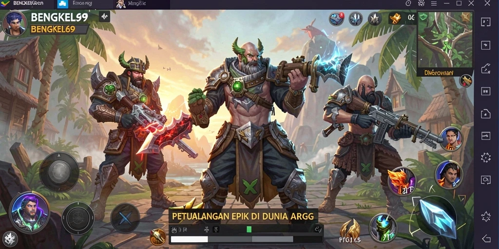 Tampilan memukau dari gameplay BENGKEL69 yang mendebarkan.