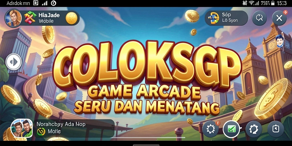 Screenshot COLOKSGP menampilkan aksi seru dalam gameplay arcade.