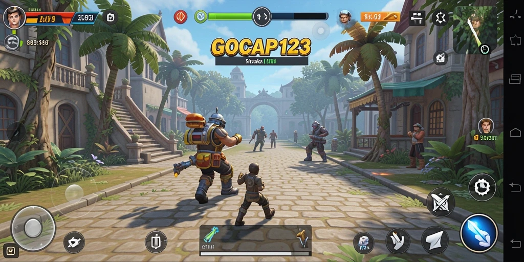 Tangkapan layar gameplay GOCAP123 menampilkan interaksi dan simulasi yang menarik.