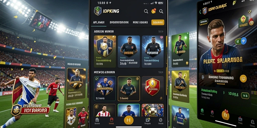 Tampilan antarmuka IDPKING yang menarik dan informatif.