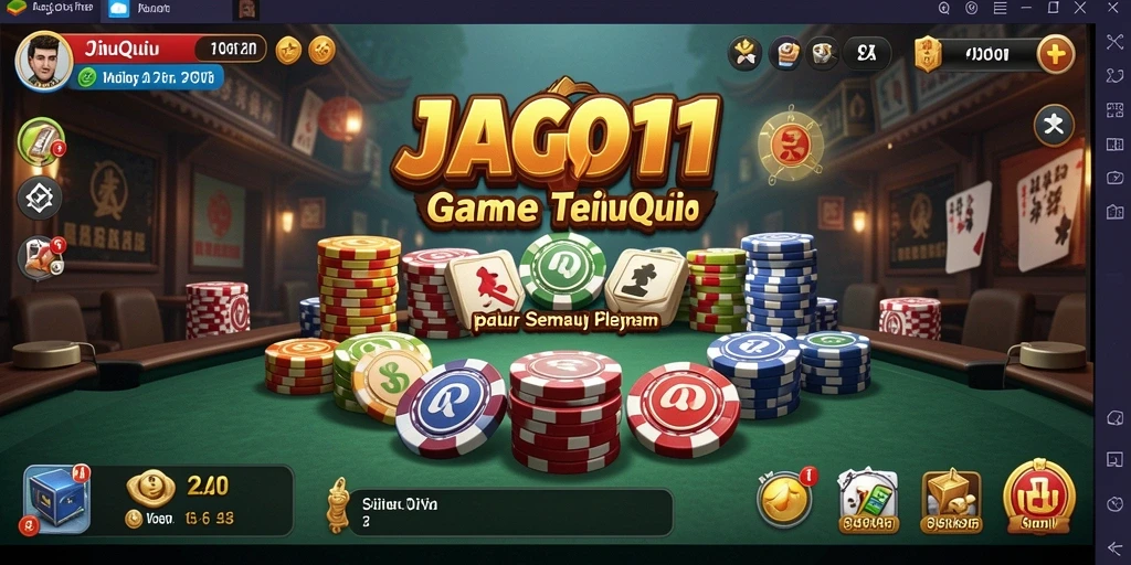 Screenshot gameplay QiuQiu di JAGO11 dengan grafis menarik.