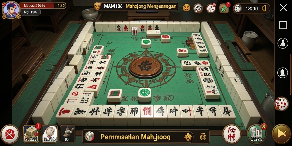 Tampilan menarik dari permainan Mahjong di MAMI188, menampilkan pengalaman bermain yang menakjubkan.