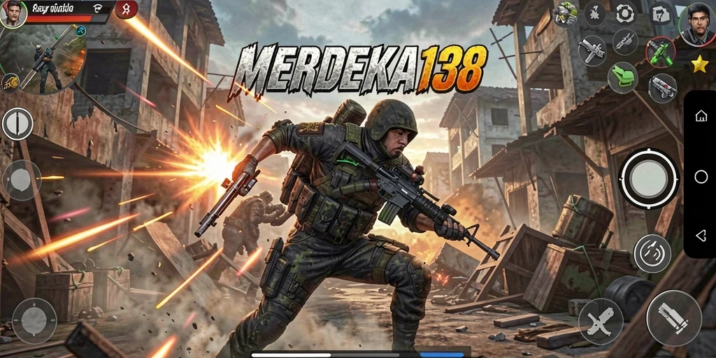 Tampilan gameplay MERDEKA138 yang penuh aksi dan ketegangan.