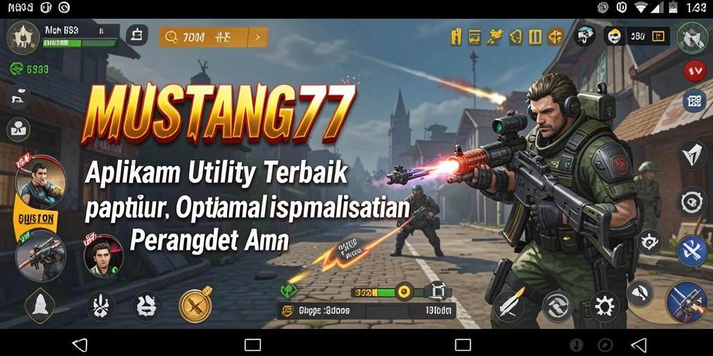 Tampilan antarmuka MUSTANG77 saat membersihkan file sampah.
