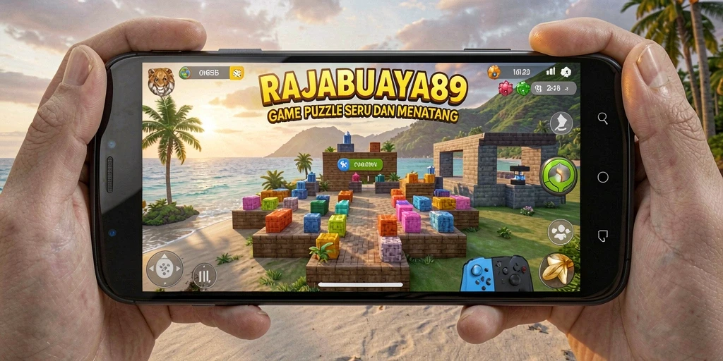 Screenshot gameplay RAJABUAYA89 menampilkan tantangan Puzzle yang menarik.