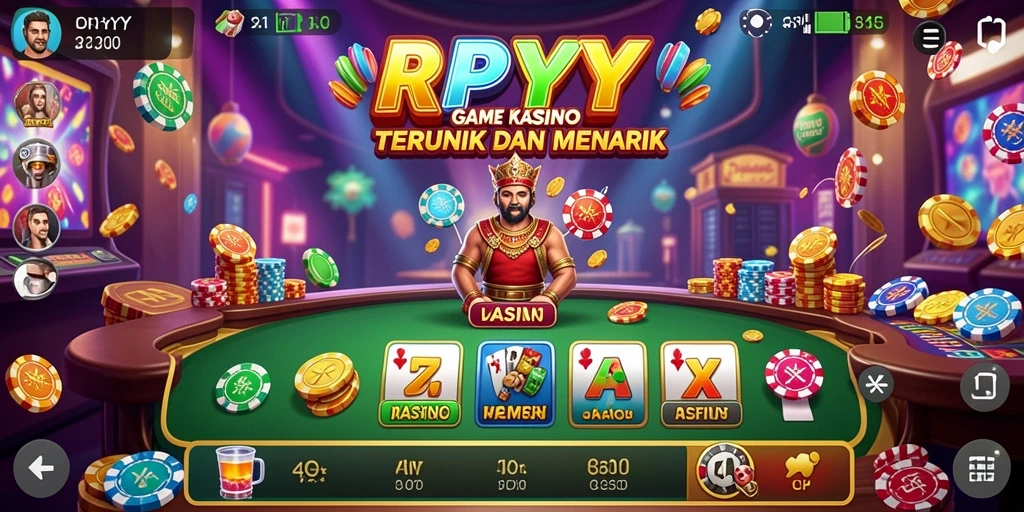 Tangkapan layar dari gameplay seru di RPYYY yang menggugah semangat bermain Kasino.