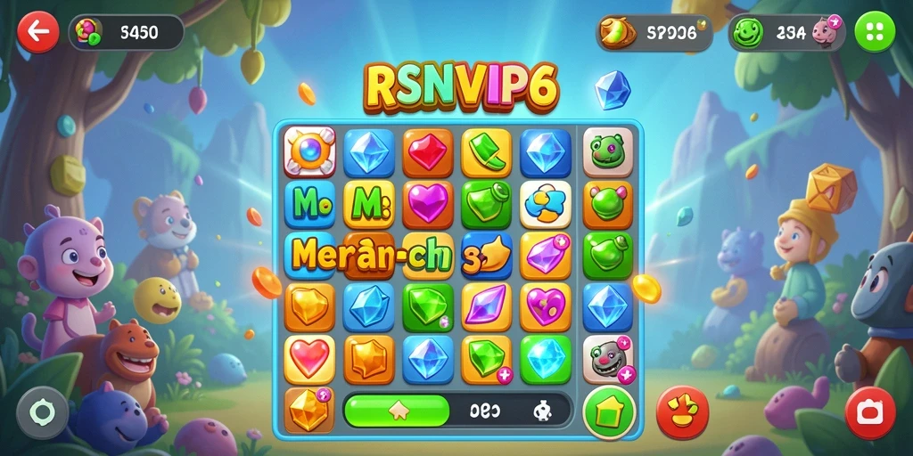 Gameplay seru Match-3 yang mengasyikkan di RSNVIP6.