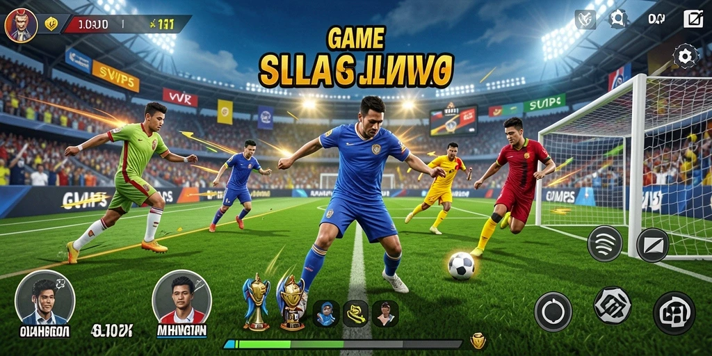 Tampilan menarik dari gameplay <strong>SVIP5</strong> saat pertandingan olahraga seru.