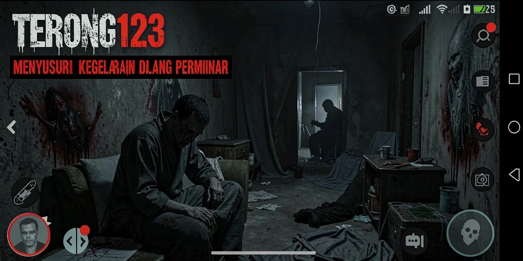 Tampilan gameplay yang mencekam dan penuh ketegangan.