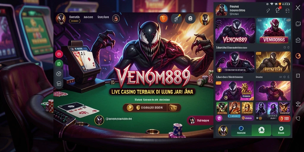 Tampilan gameplay Live Casino yang menarik dan interaktif.